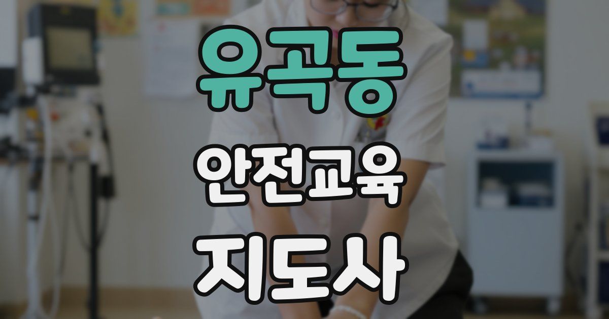 유곡동 안전교육지도사 자격증