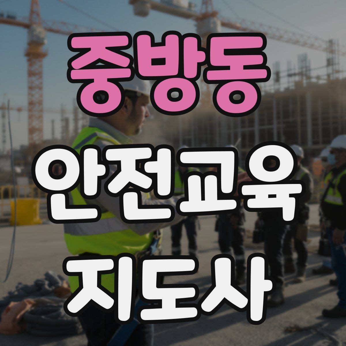 중방동 안전교육지도사 자격증 안전교육 중요성 정리