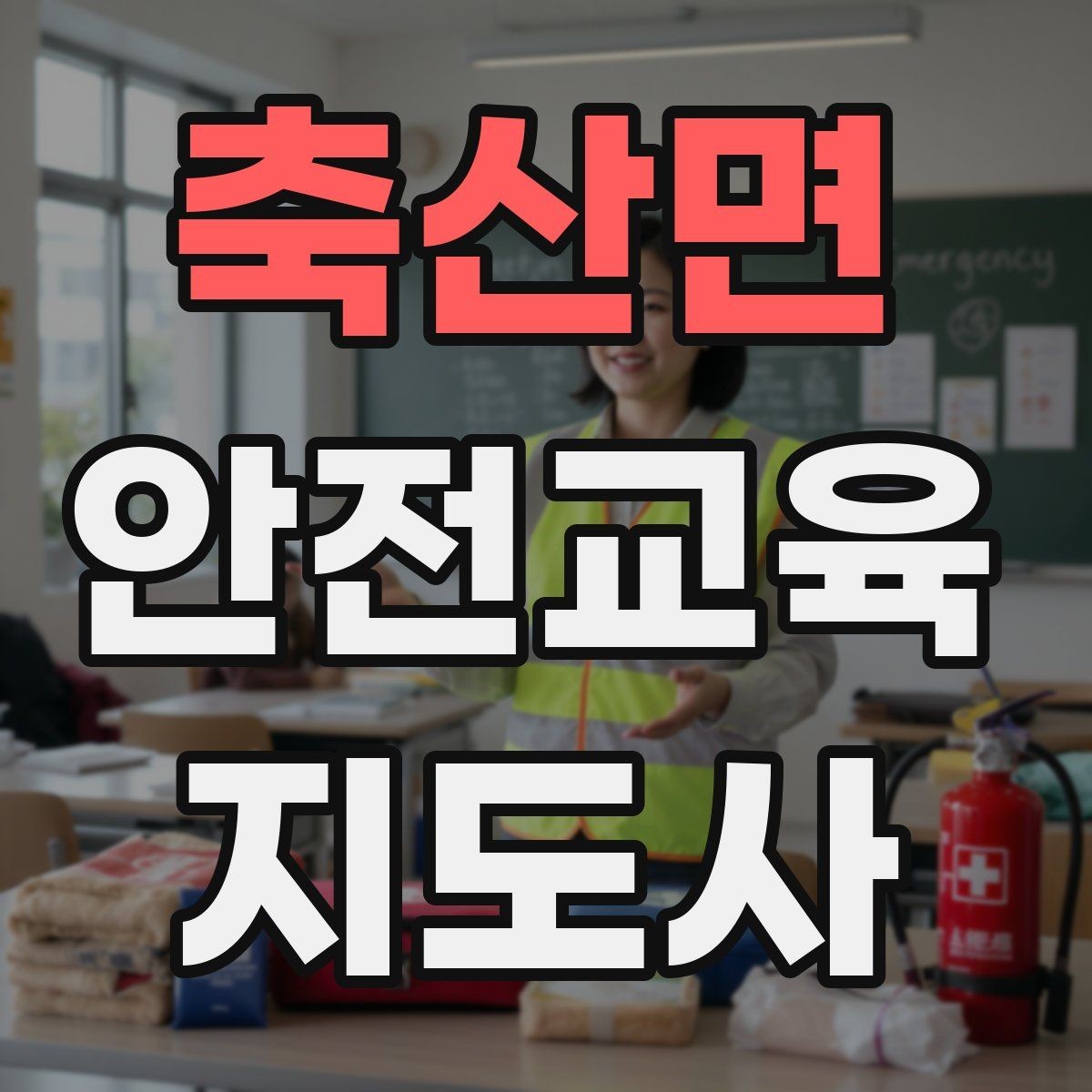 축산면 안전교육지도사 자격증 중학생 대상 강의에서 사례가 중요한 이유