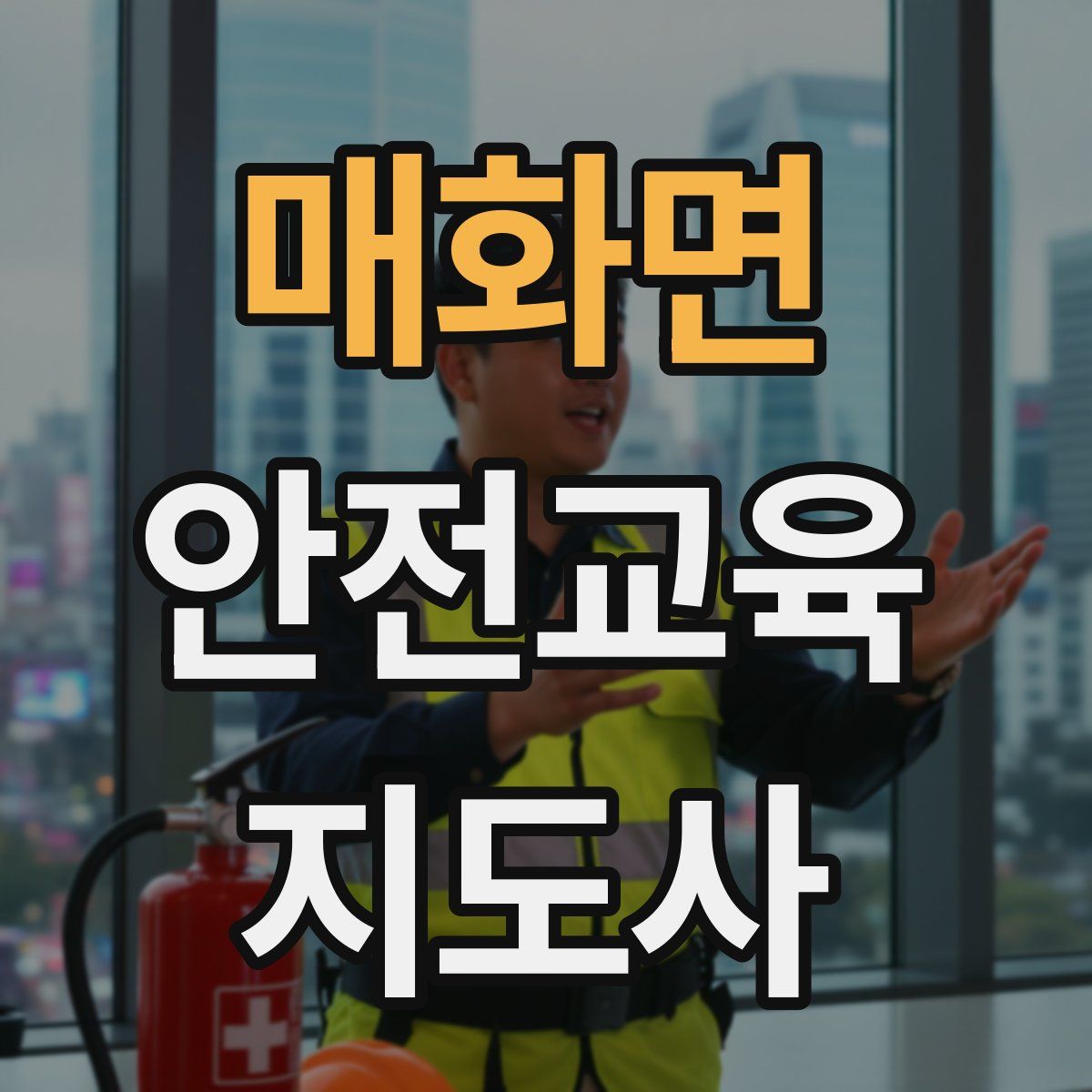 매화면 안전교육지도사 자격증