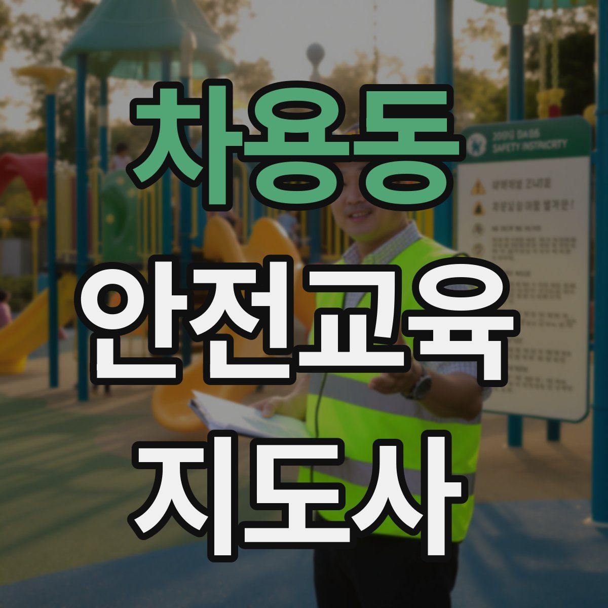 차용동 안전교육지도사 자격증