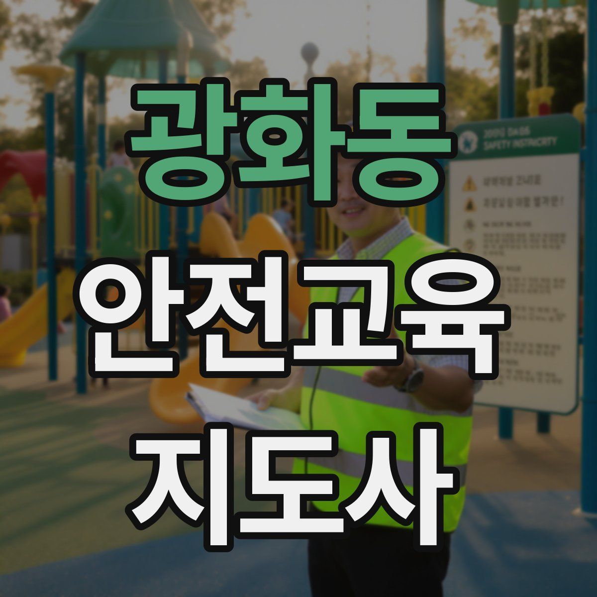 광화동 안전교육지도사 자격증