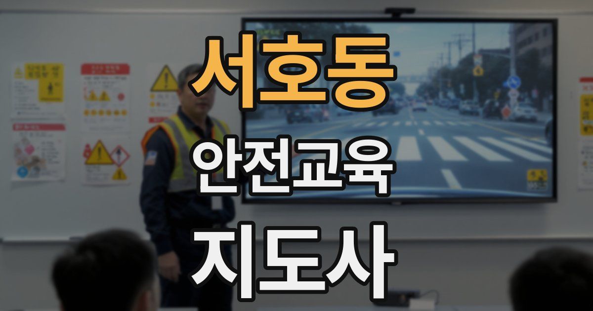 서호동 안전교육지도사 자격증