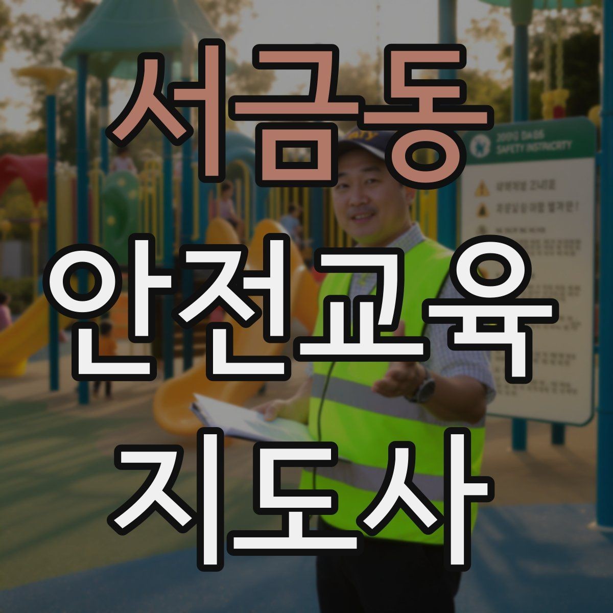 서금동 안전교육지도사 자격증 시험 응시 자격 조건
