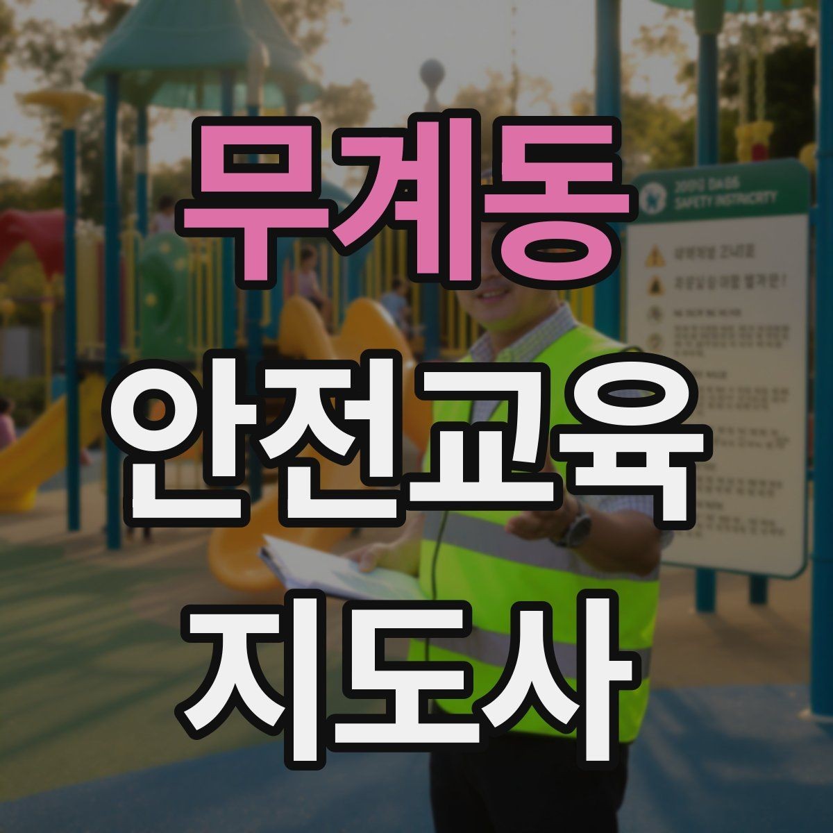무계동 안전교육지도사 자격증 안전교육 커리큘럼 구성 방법