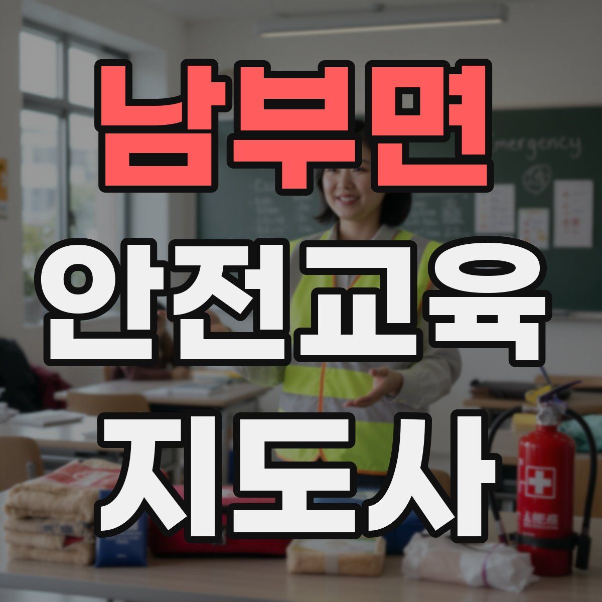 남부면 안전교육지도사 자격증