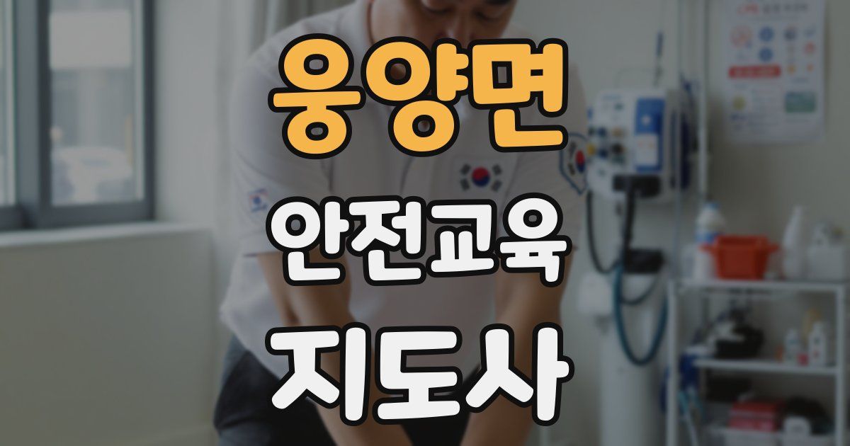 웅양면 안전교육지도사 자격증