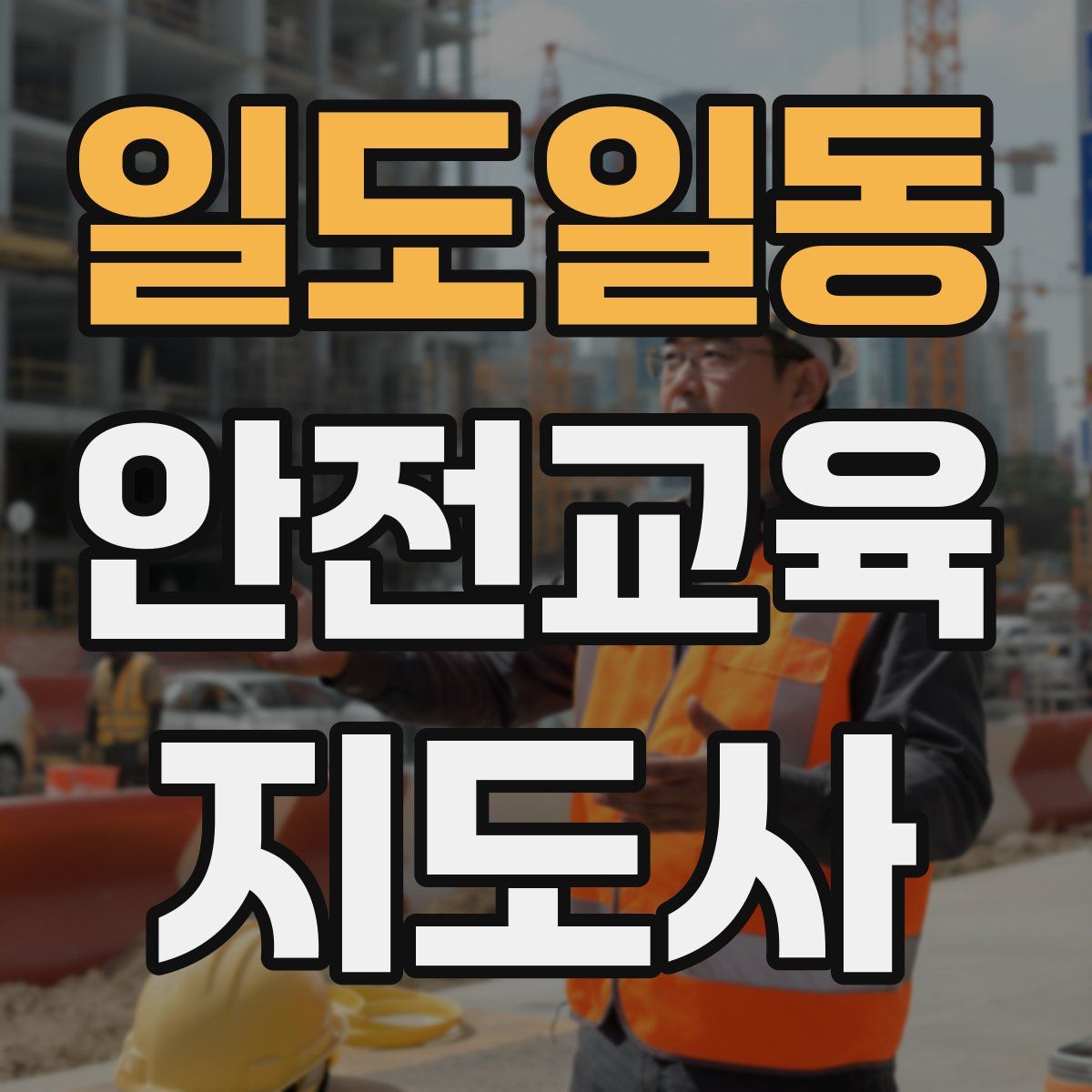 일도일동 안전교육지도사 자격증