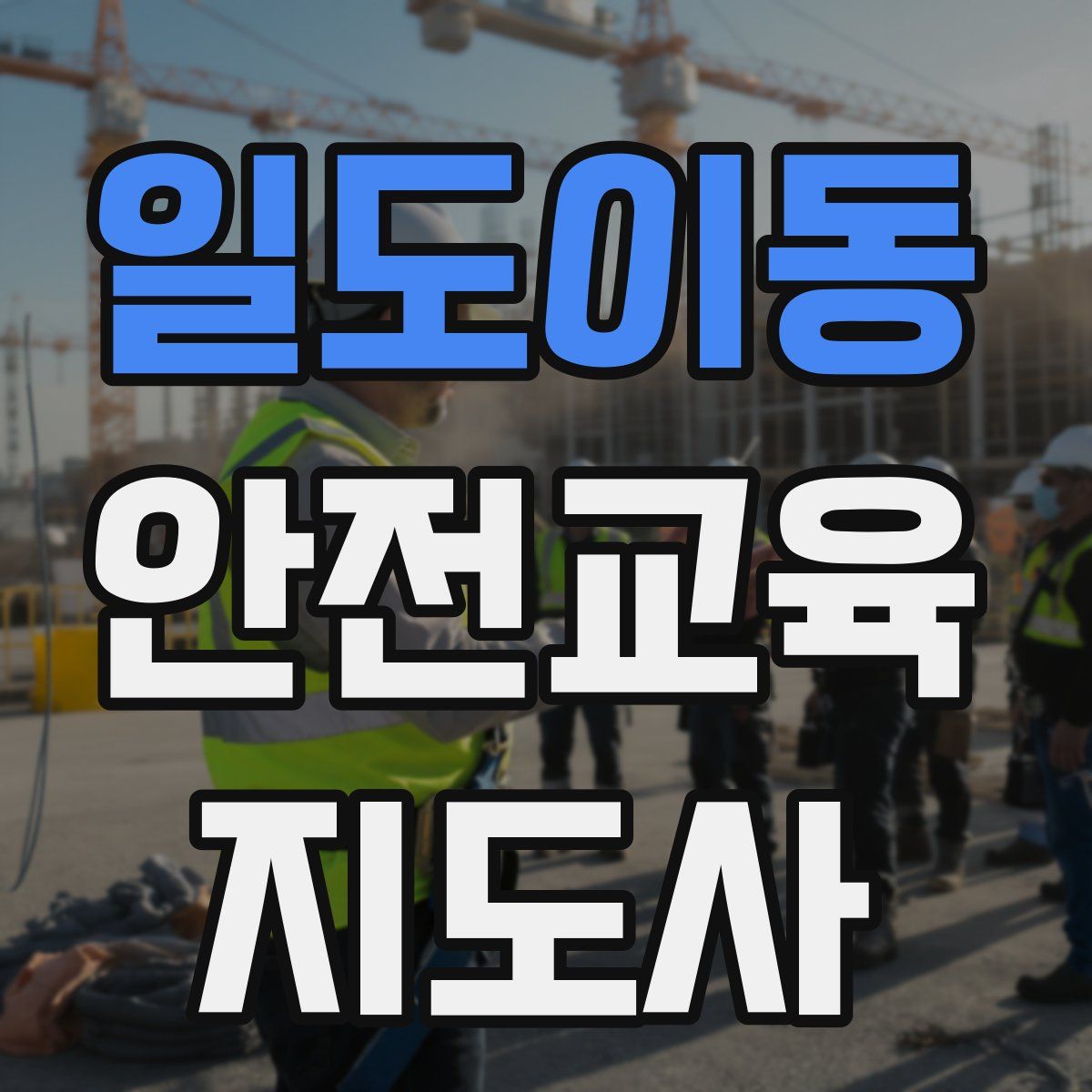 일도이동 안전교육지도사 자격증