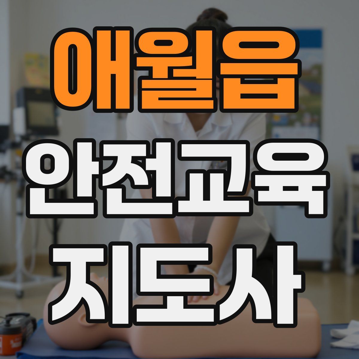 애월읍 안전교육지도사 자격증