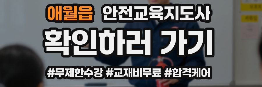 애월읍 안전교육지도사 자격증