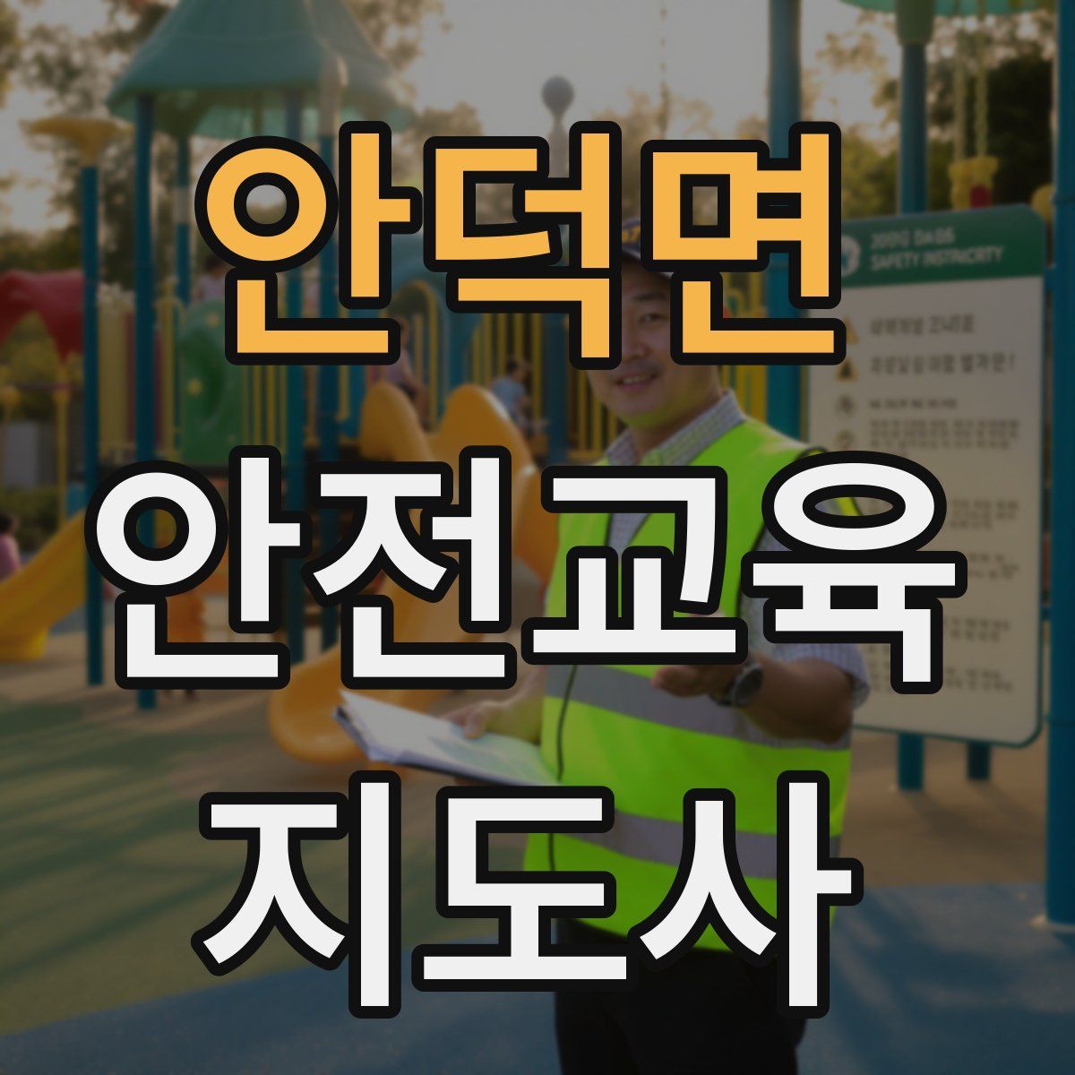 안덕면 안전교육지도사 자격증