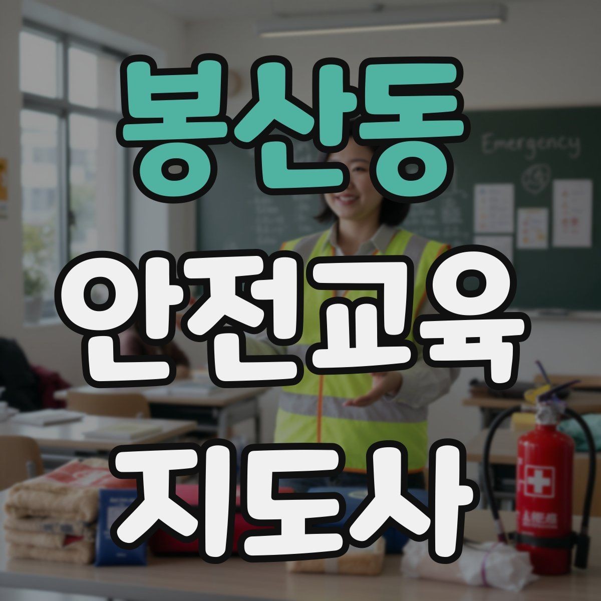 봉산동 안전교육지도사 자격증 성인 대상 강의는 왜 실용성이 중요할까