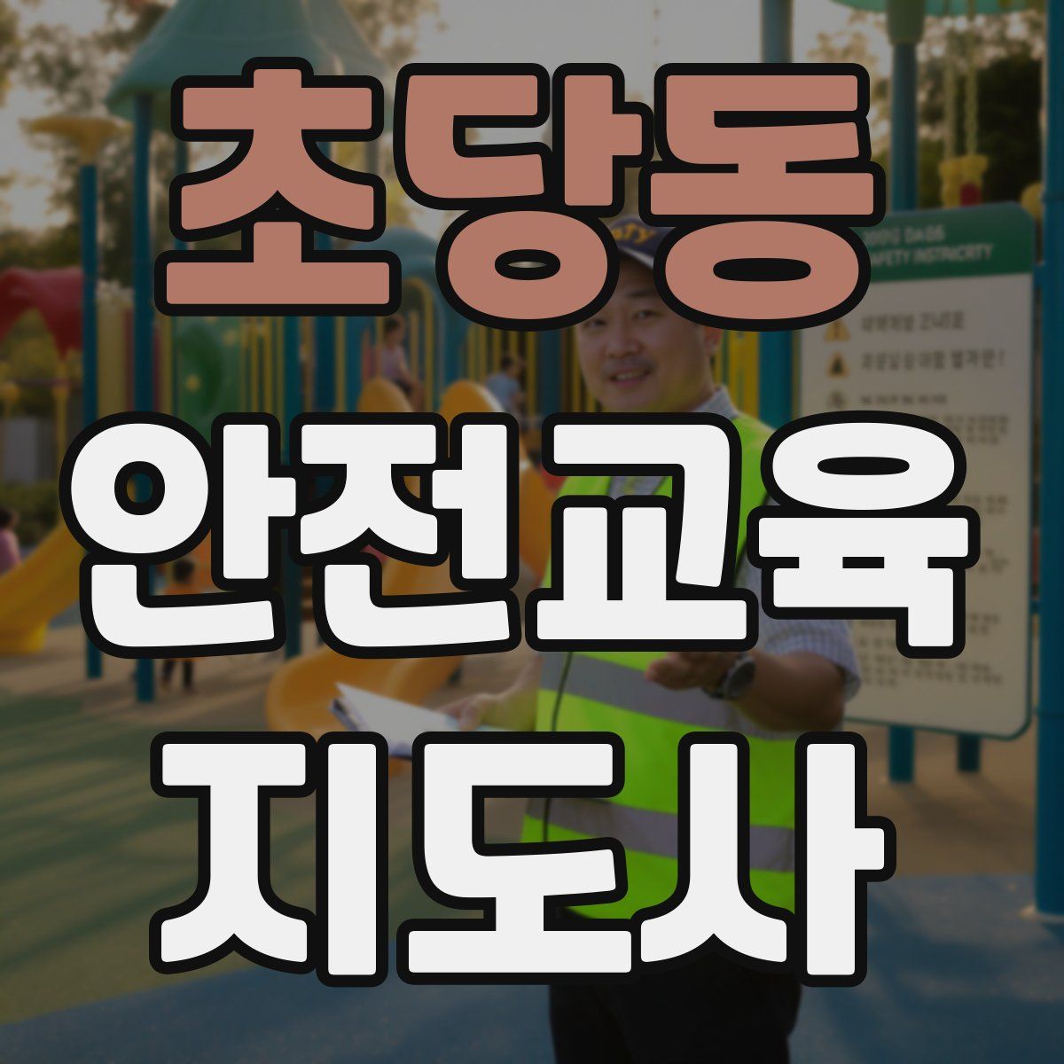 초당동 안전교육지도사 자격증