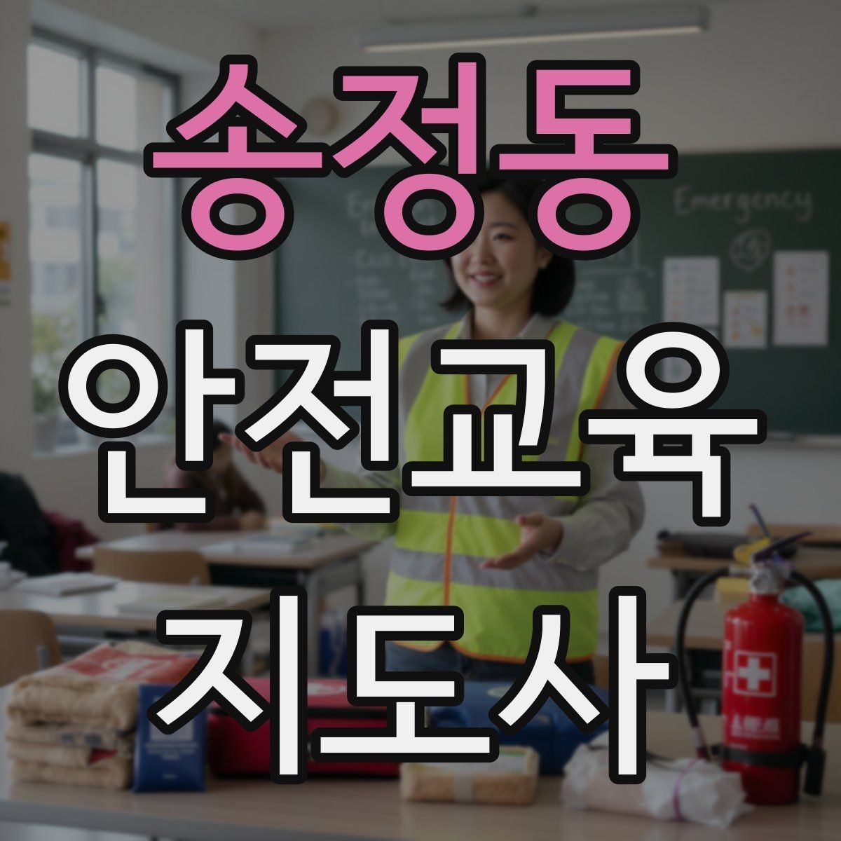 송정동 안전교육지도사 자격증 교육 대상의 반응이 적을 때 대처법