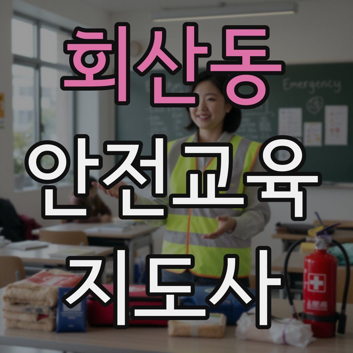 회산동 안전교육지도사 자격증 첫 강의 기회를 만드는 소개 문구