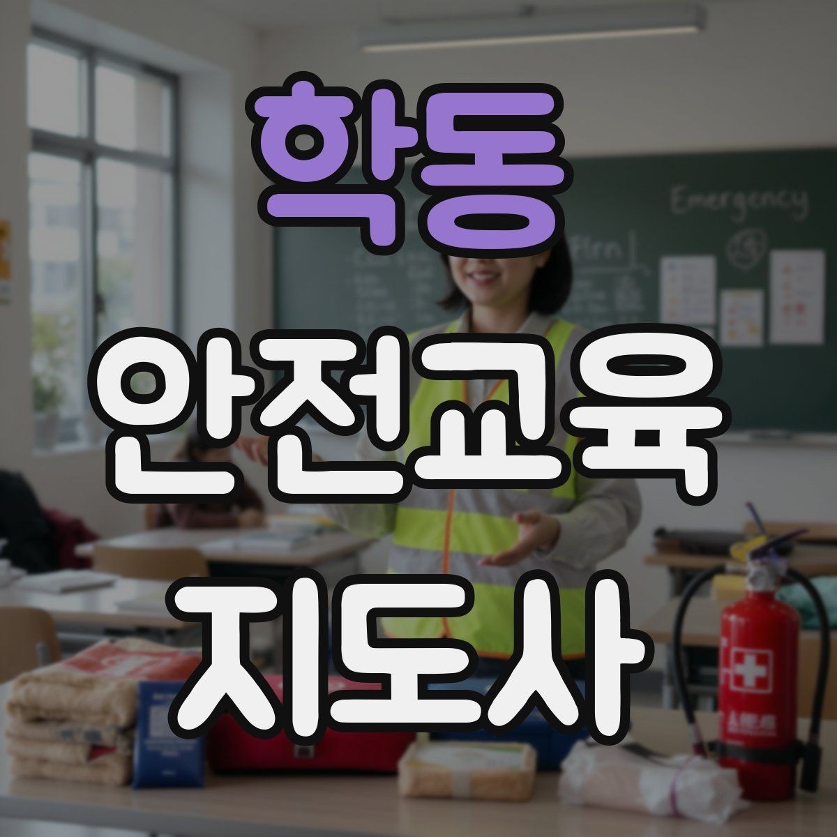 학동 안전교육지도사 자격증 강의안을 연령별로 다르게 짜는 방법