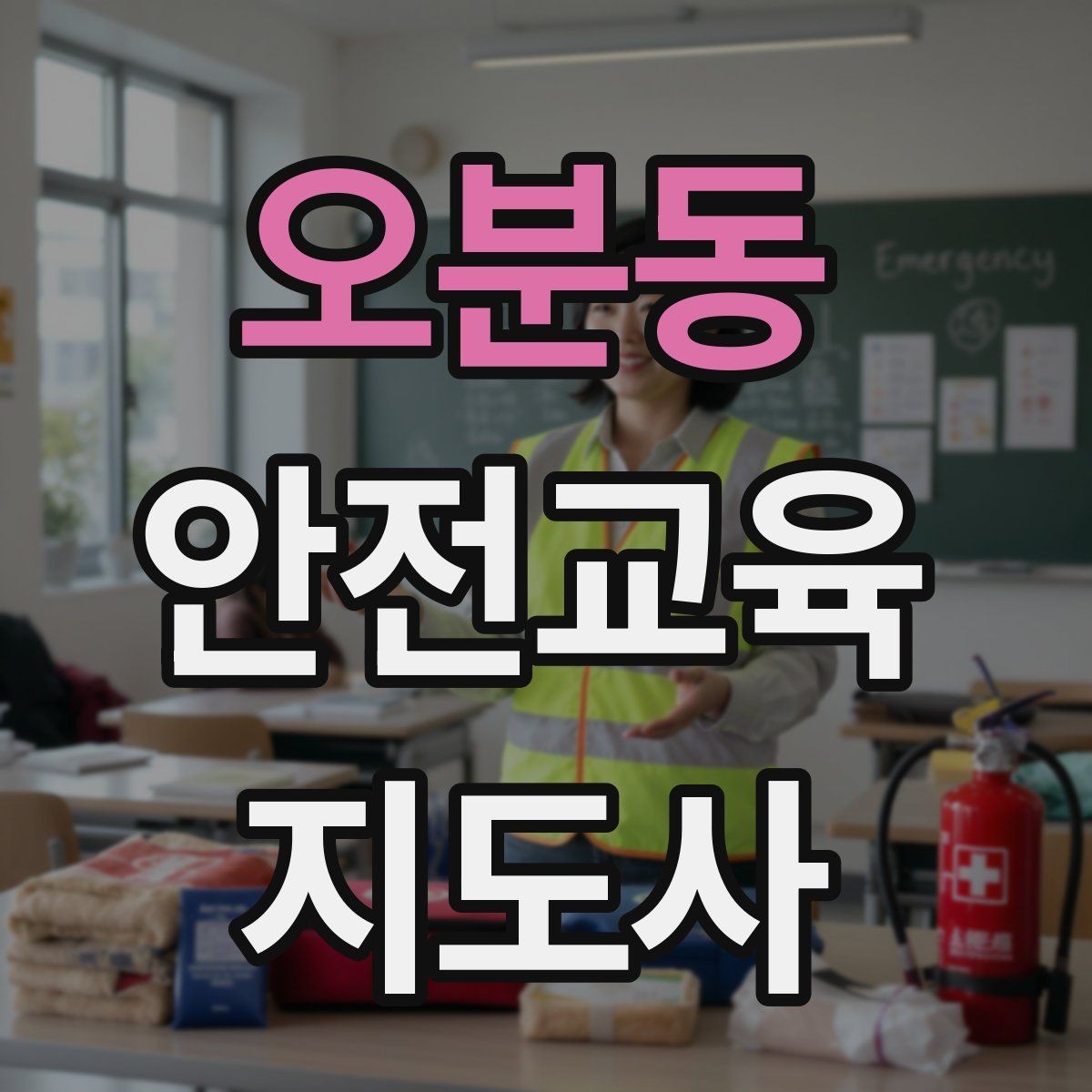 오분동 안전교육지도사 자격증 초보 강사가 흔히 놓치는 준비 포인트