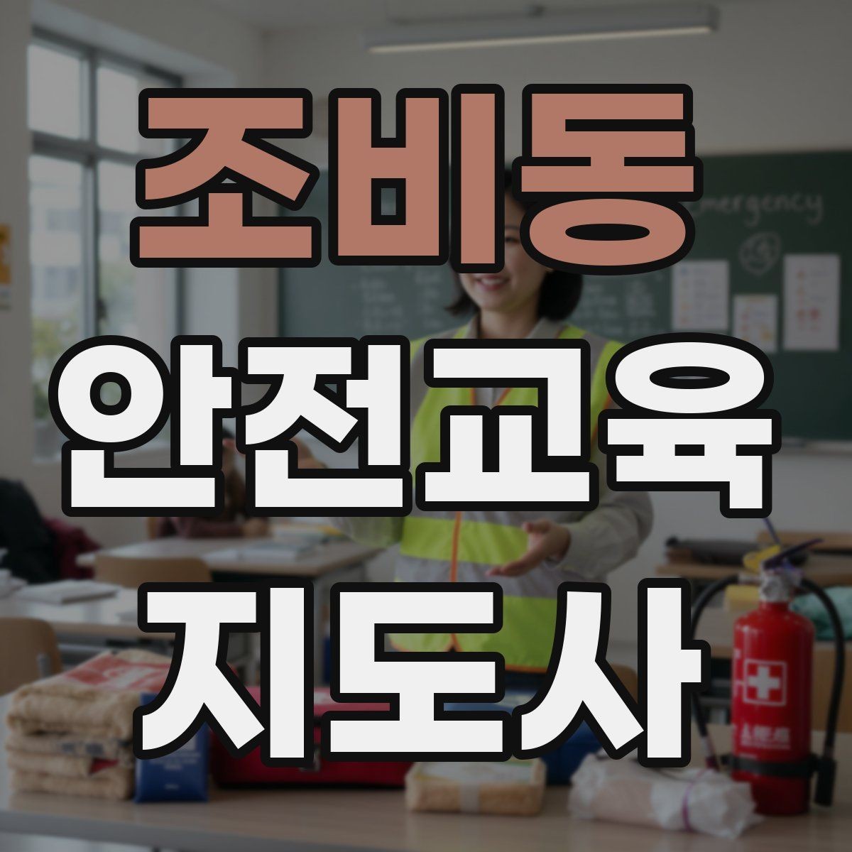 조비동 안전교육지도사 자격증 학부모 안전교육 강사로 활동하는 방법
