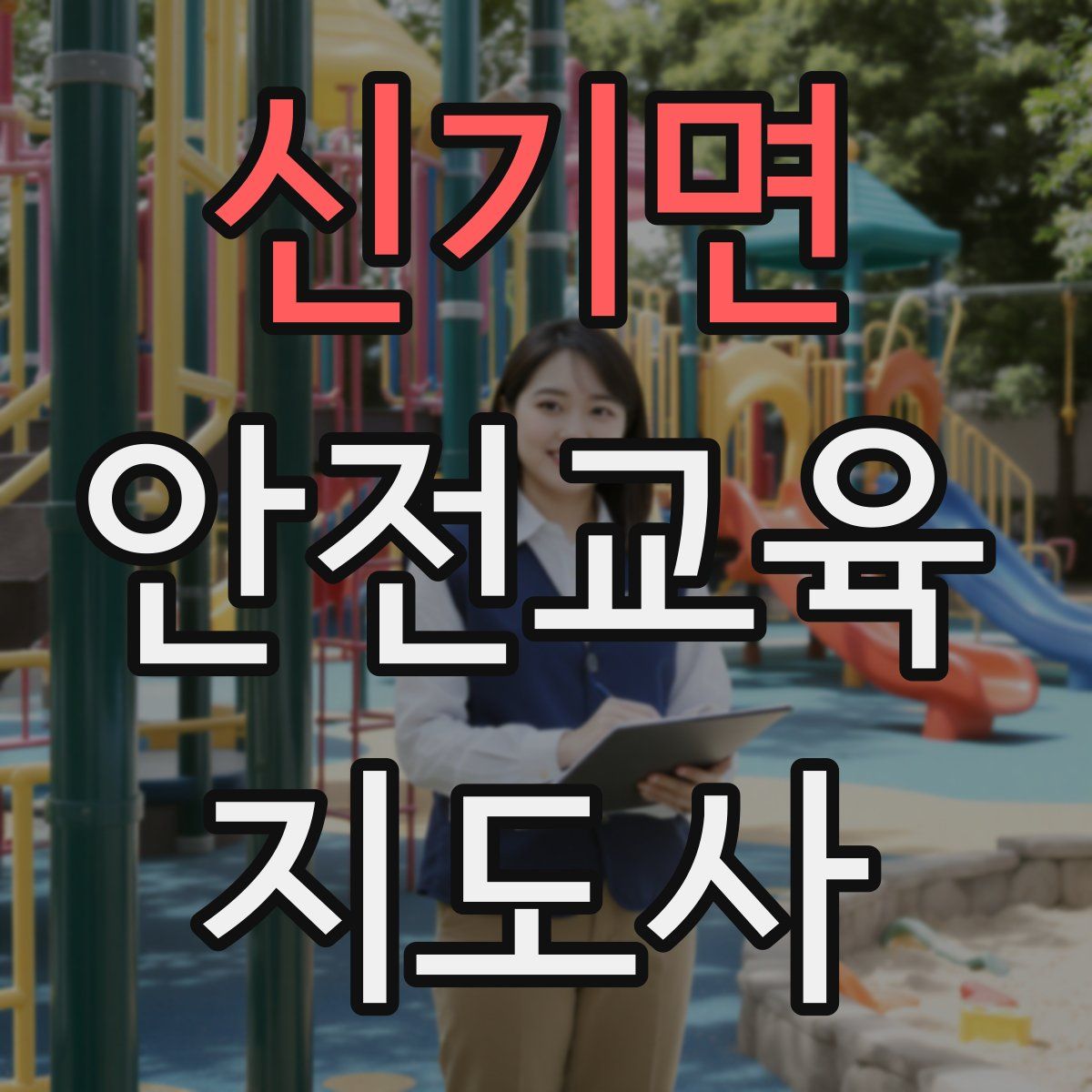 신기면 안전교육지도사 자격증