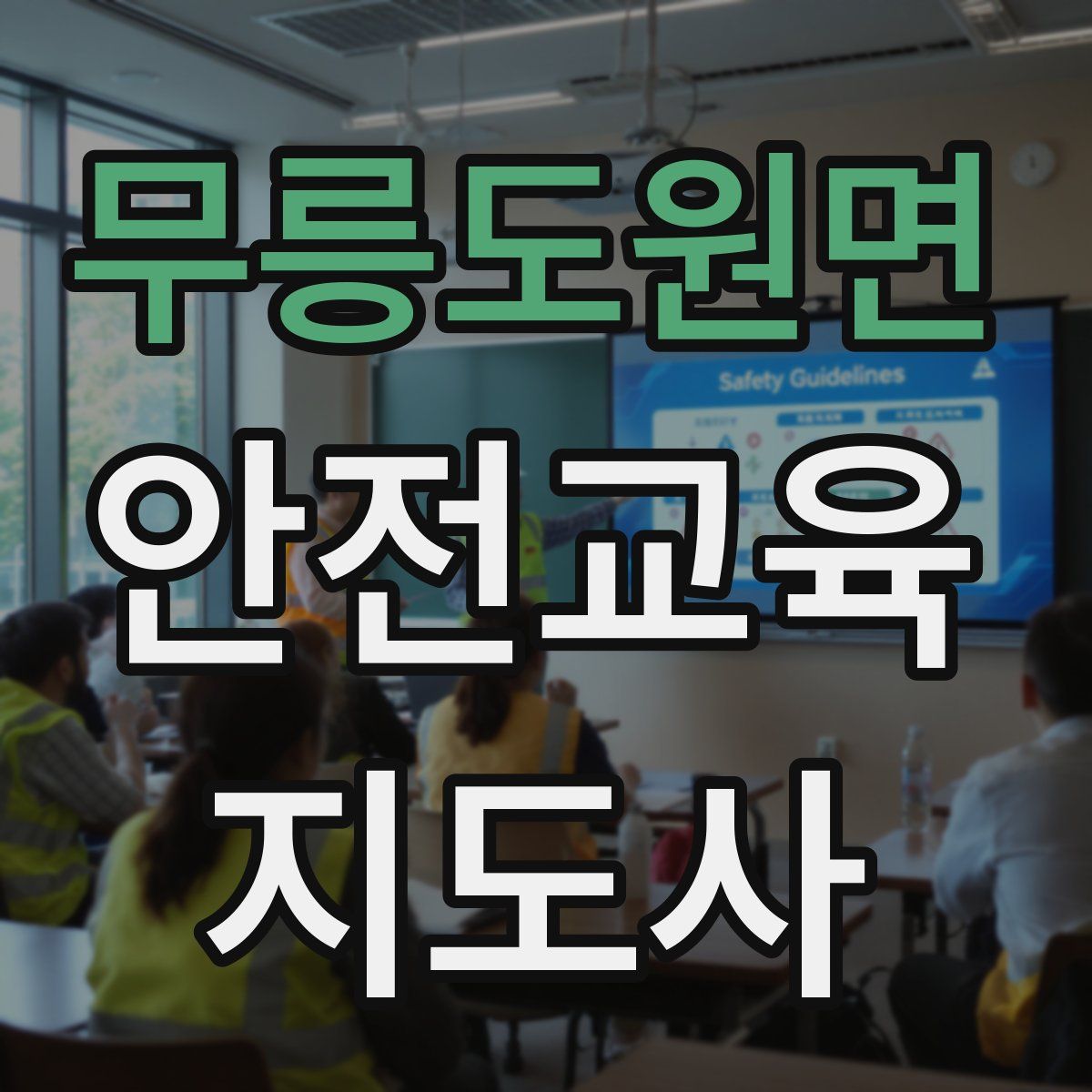 무릉도원면 안전교육지도사 자격증