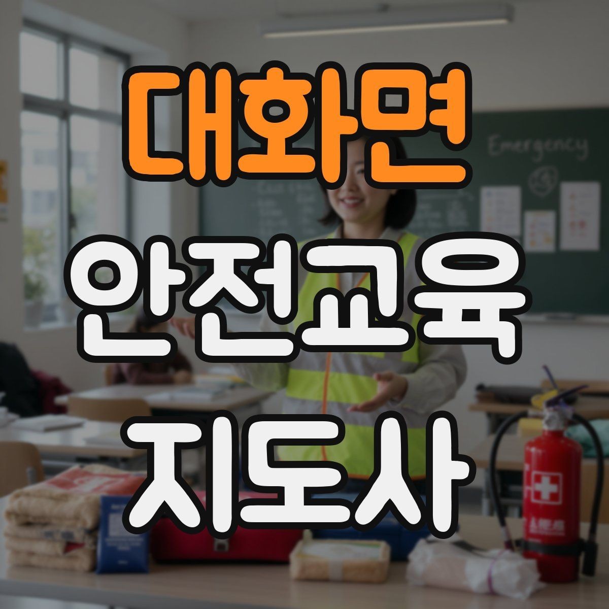 대화면 안전교육지도사 자격증 취득 후 교육 전문가로 성장하기