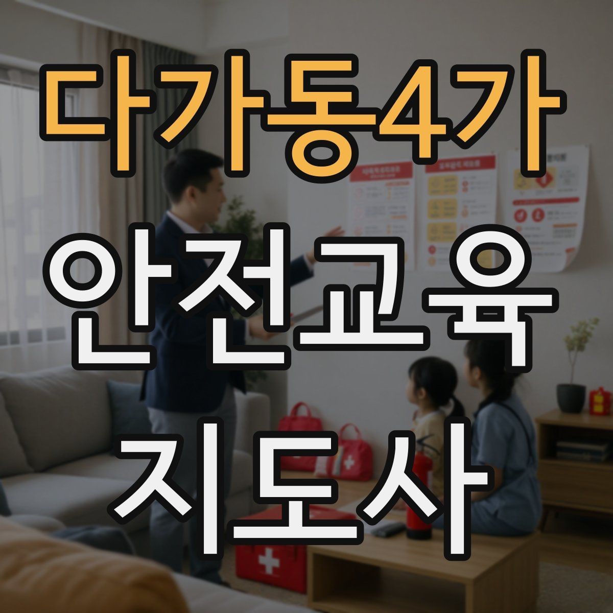 다가동4가 안전교육지도사 자격증 독학 준비 시 필요한 자료