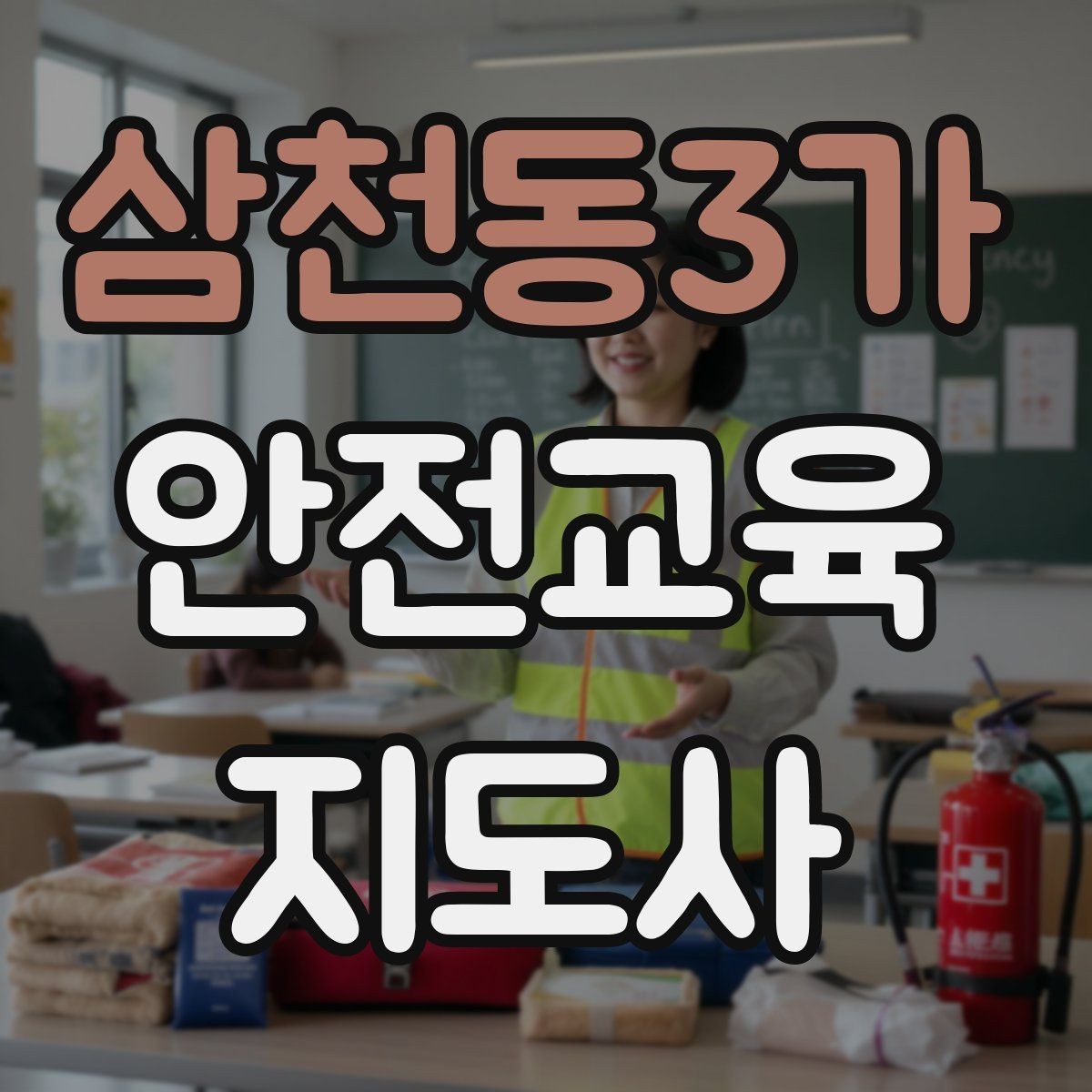 삼천동3가 안전교육지도사 자격증 비대면 강의 준비에 필요한 장비