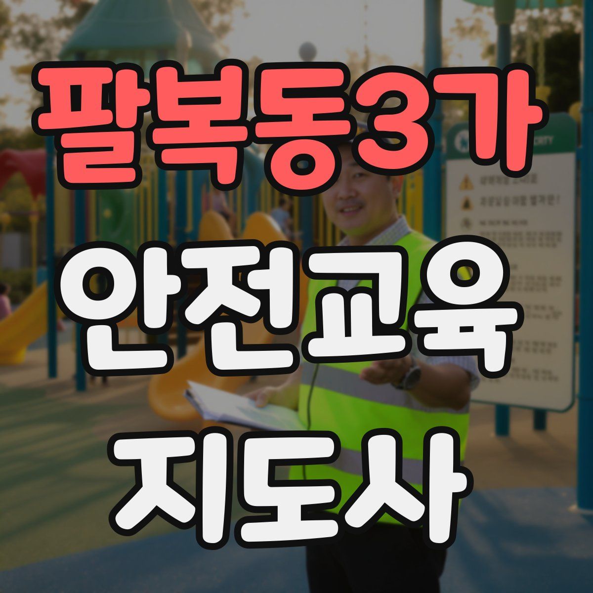팔복동3가 안전교육지도사 자격증