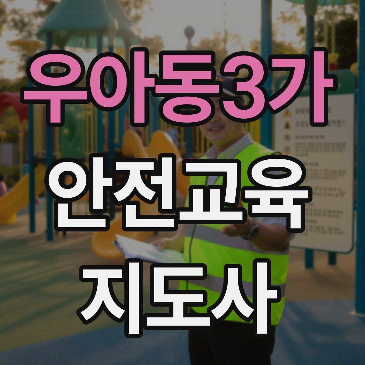 우아동3가 안전교육지도사 자격증 명절·연휴 전 생활안전 교육 아이디어