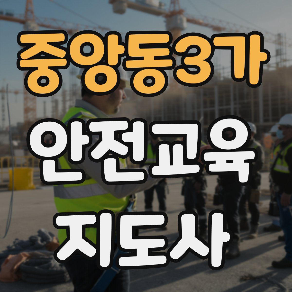 중앙동3가 안전교육지도사 자격증