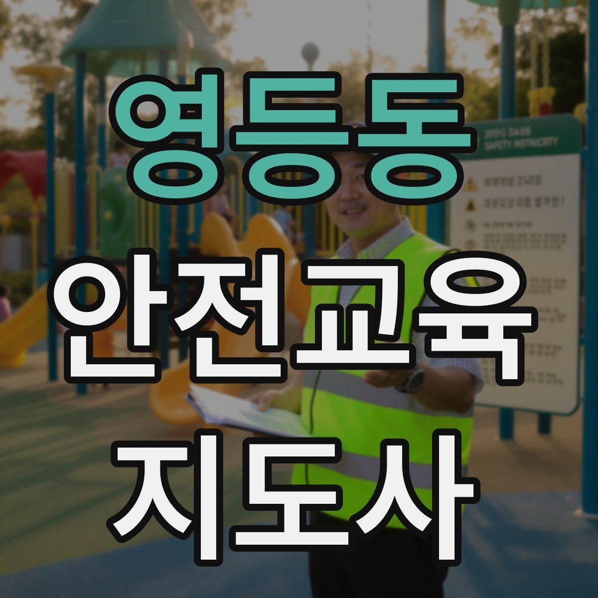 영등동 안전교육지도사 자격증 취득 과정과 시험 구조 설명
