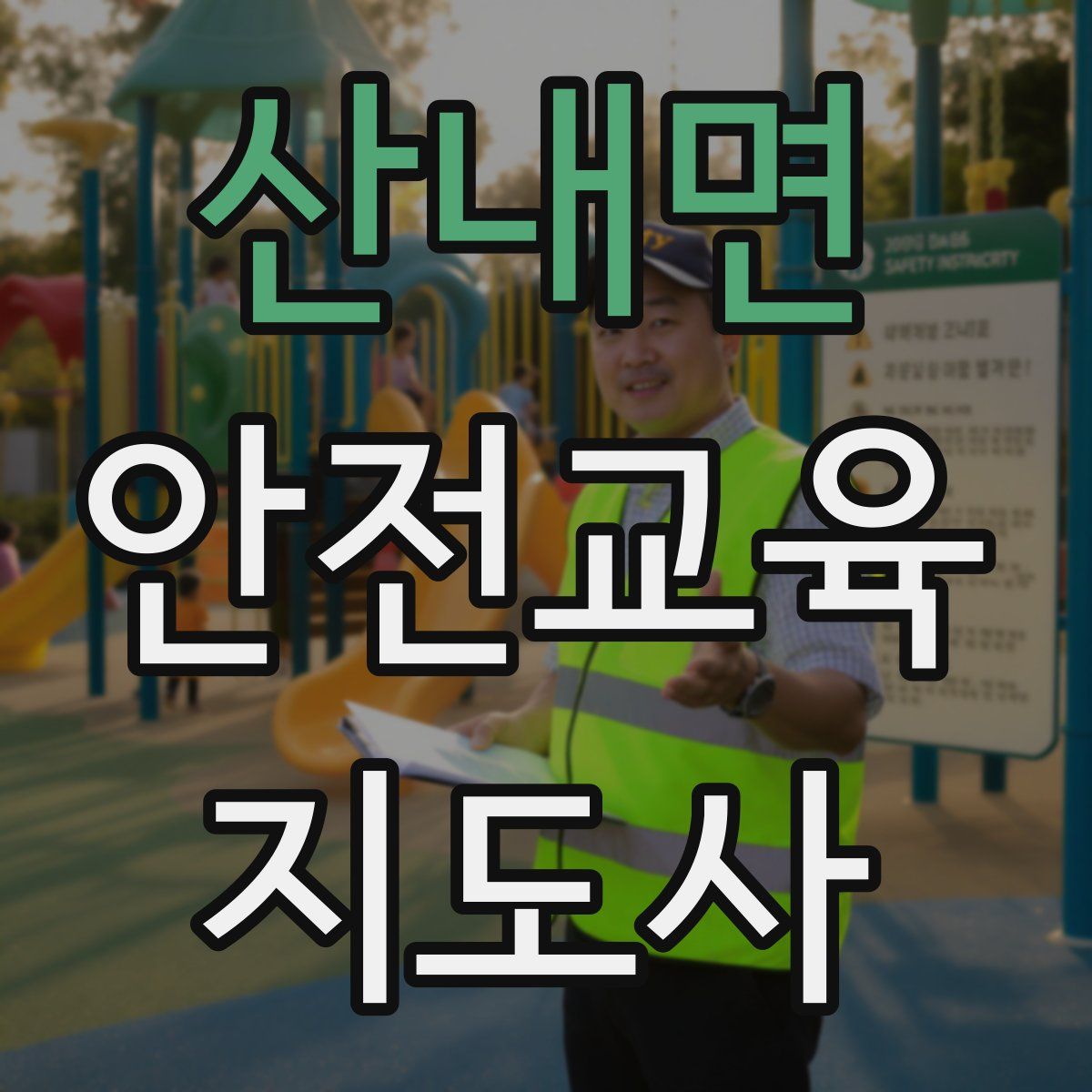 산내면 안전교육지도사 자격증