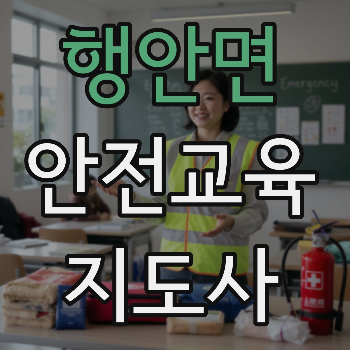 행안면 안전교육지도사 자격증