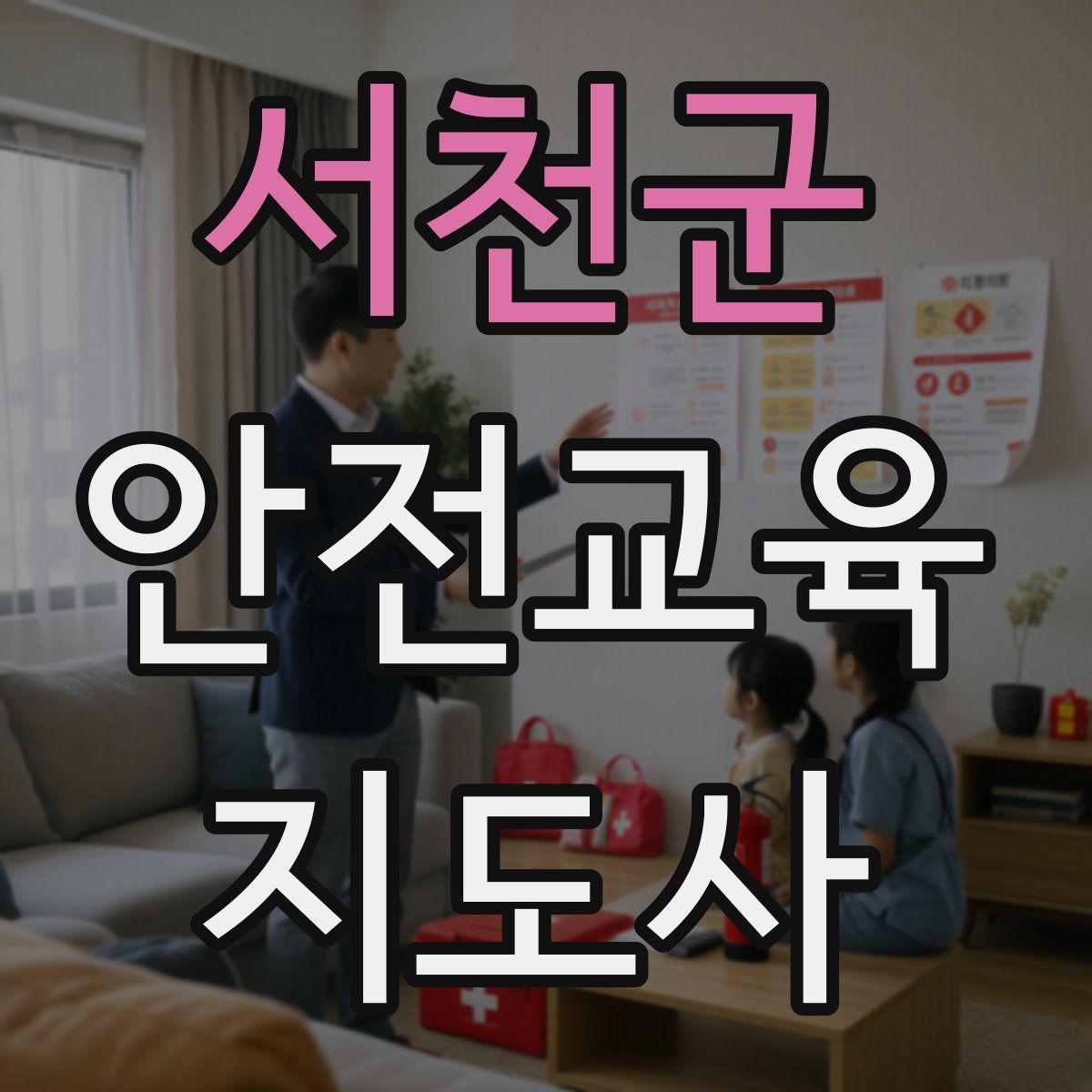 서천군 안전교육지도사 자격증