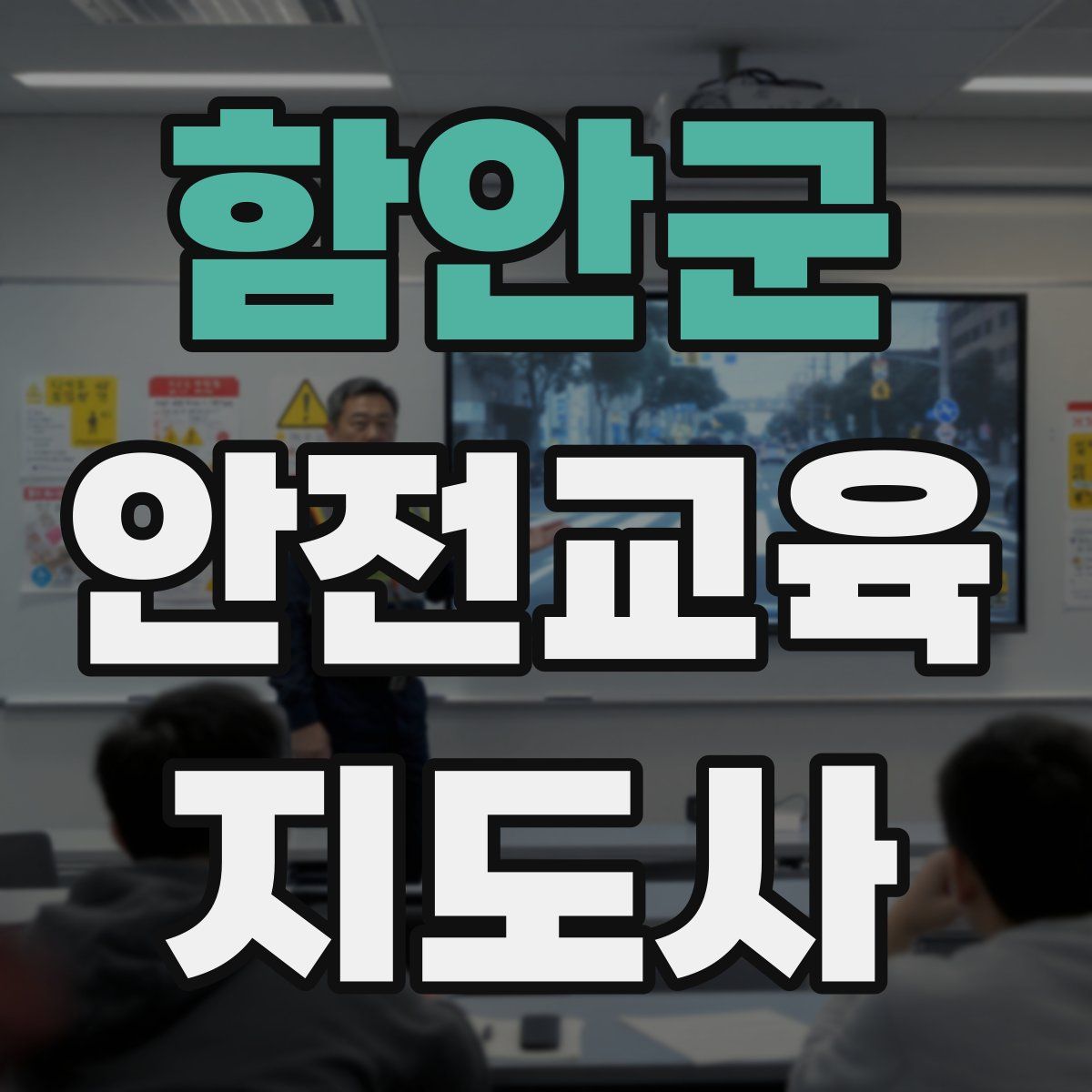 함안군 안전교육지도사 자격증