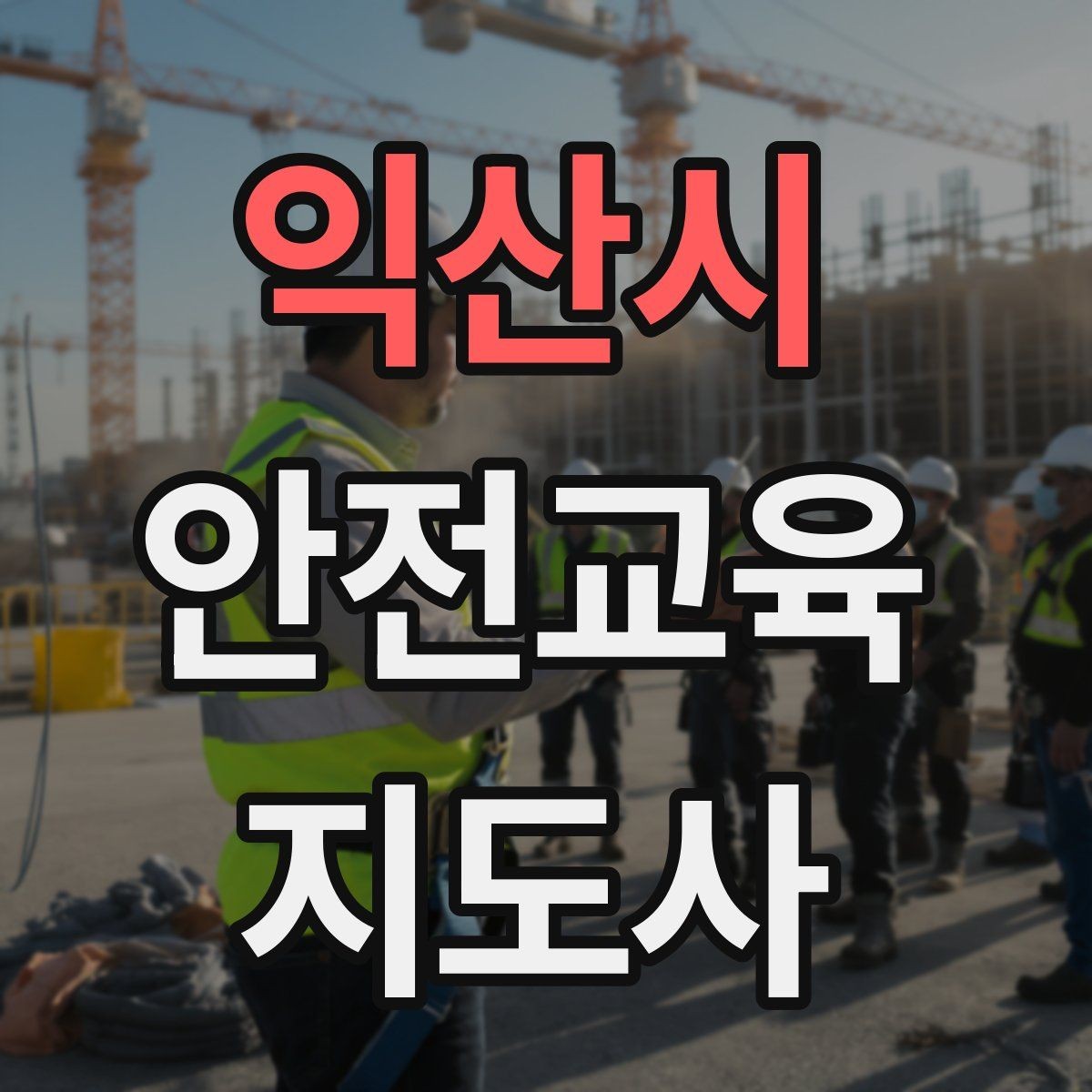 익산시 안전교육지도사 자격증 직장인 대상 생활안전 교육 포인트