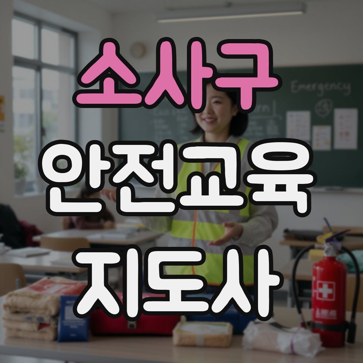 소사구 안전교육지도사 자격증 응급처치 교육을 쉽게 설명하는 요령