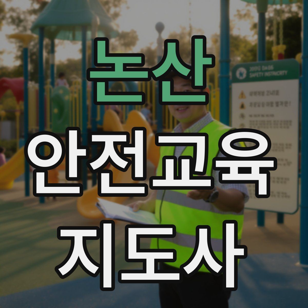논산 안전교육지도사 자격증 취득하면 할 수 있는 일 정리