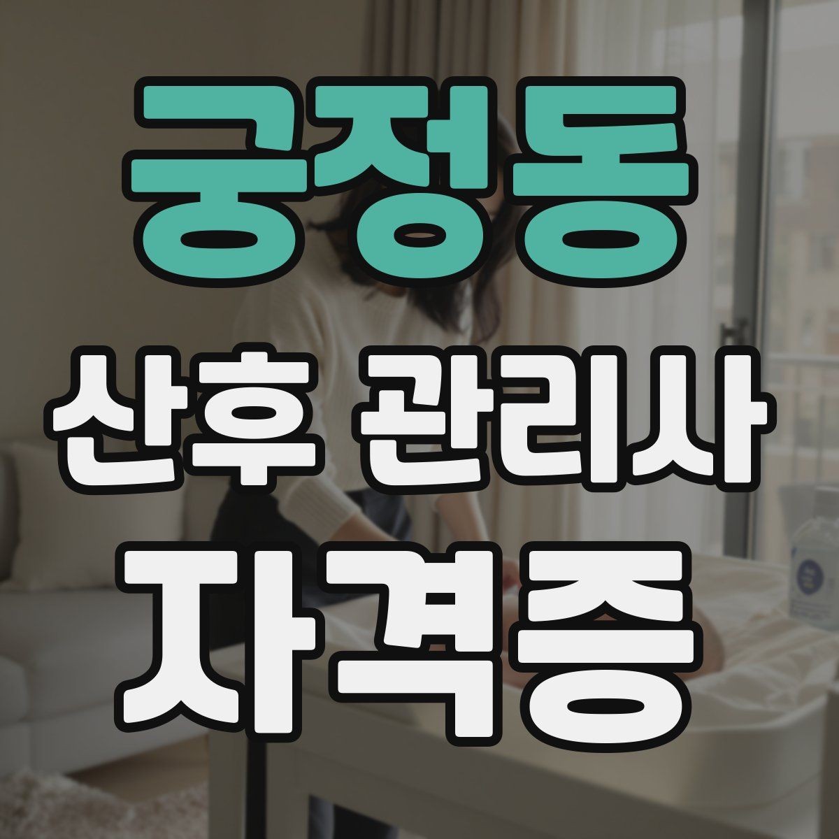 궁정동 산후 관리사 자격증 위생과 안전 기준을 집마다 맞추는 방법