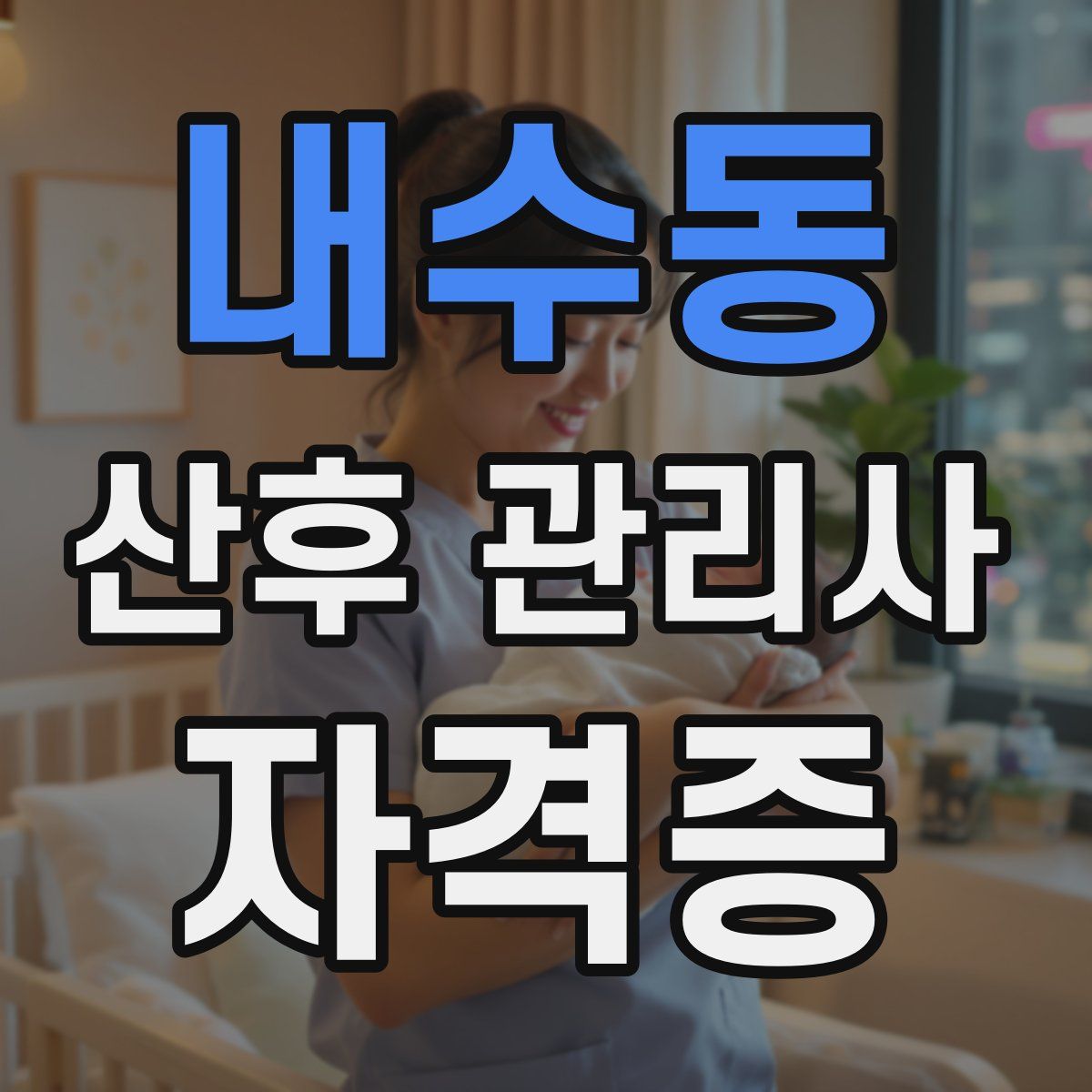 내수동 산후 관리사 자격증