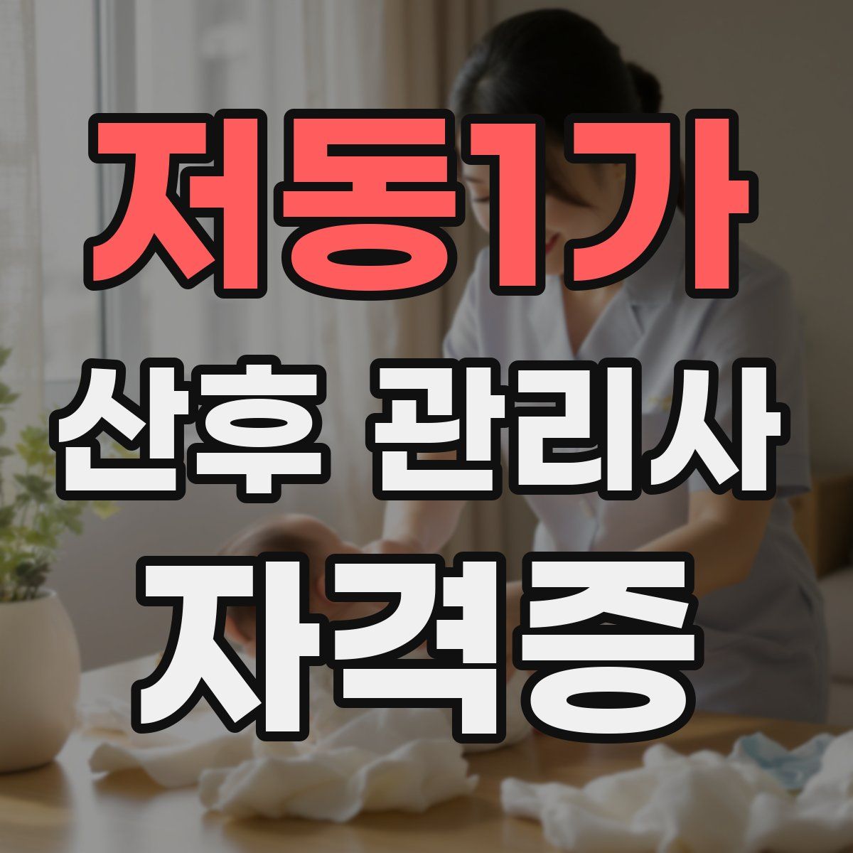 저동1가 산후 관리사 자격증