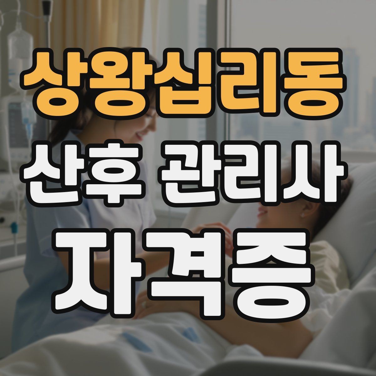 상왕십리동 산후 관리사 자격증 산후도우미와 차이를 이해하는 방법