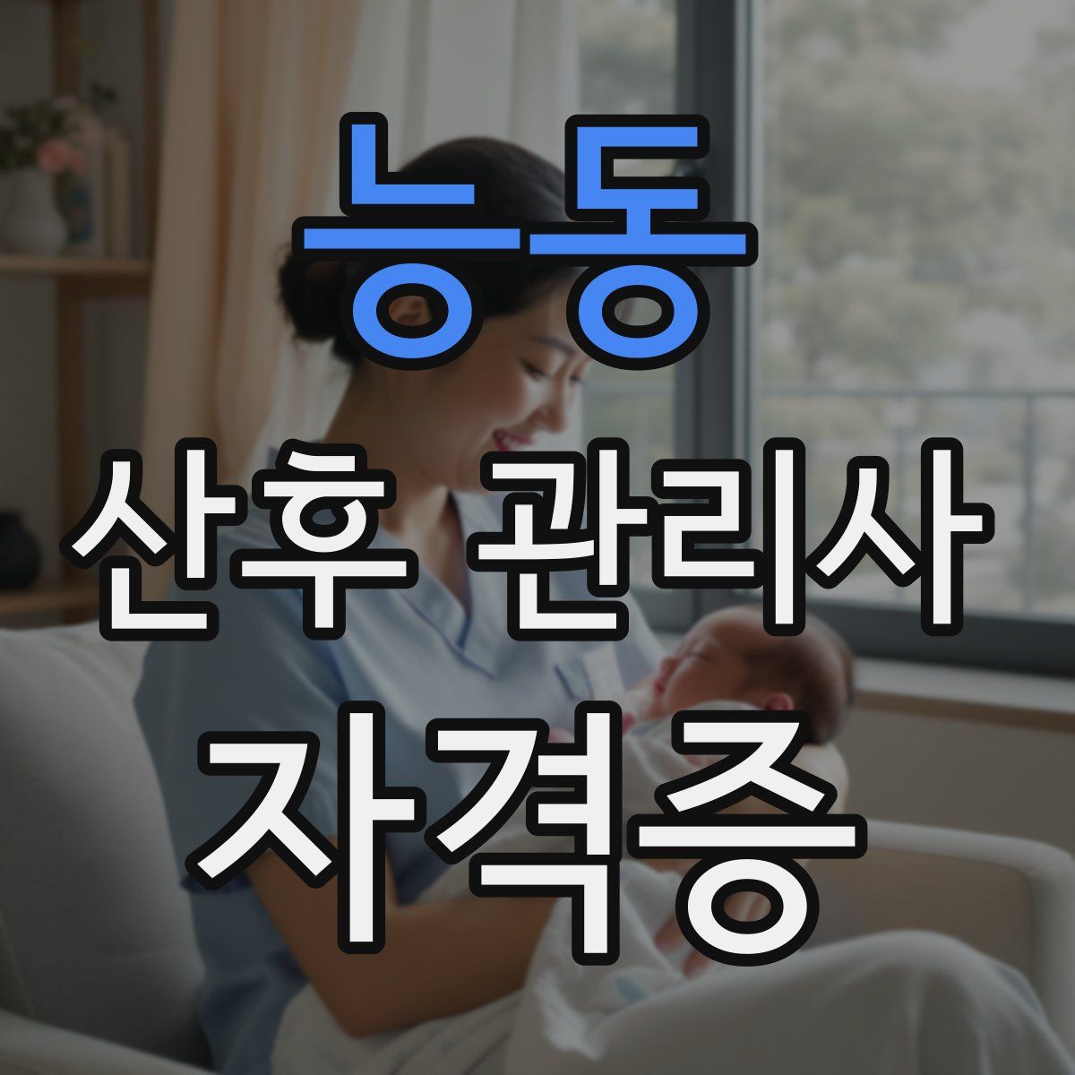 능동 산후 관리사 자격증