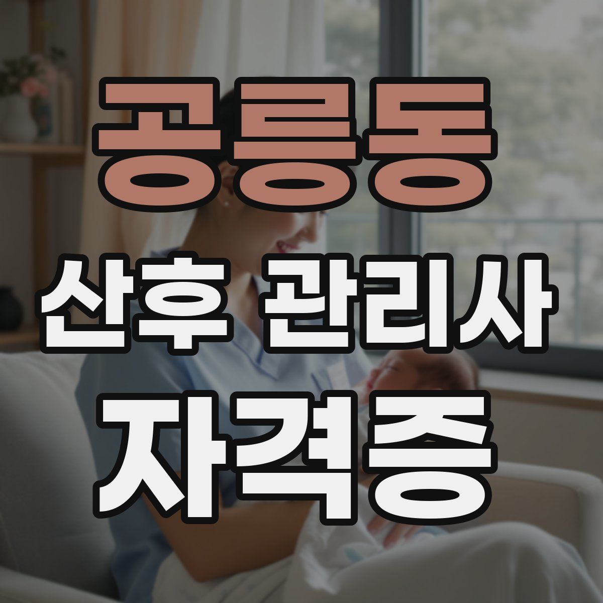 공릉동 산후 관리사 자격증