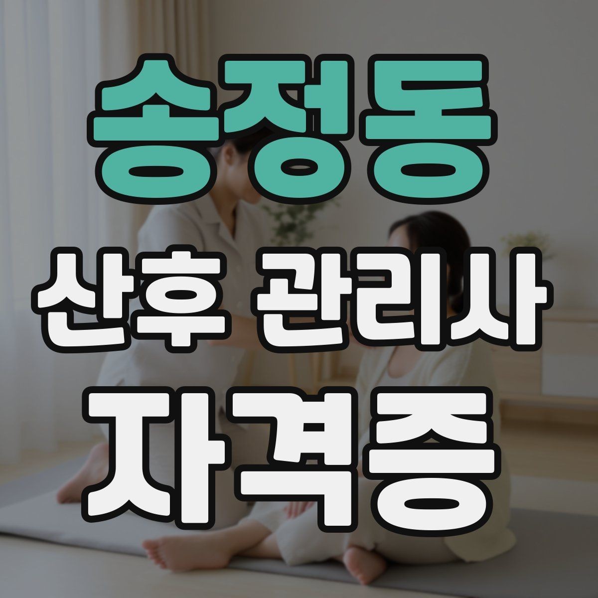 송정동 산후 관리사 자격증 산모 발열 시 주의해야 할 신호 정리