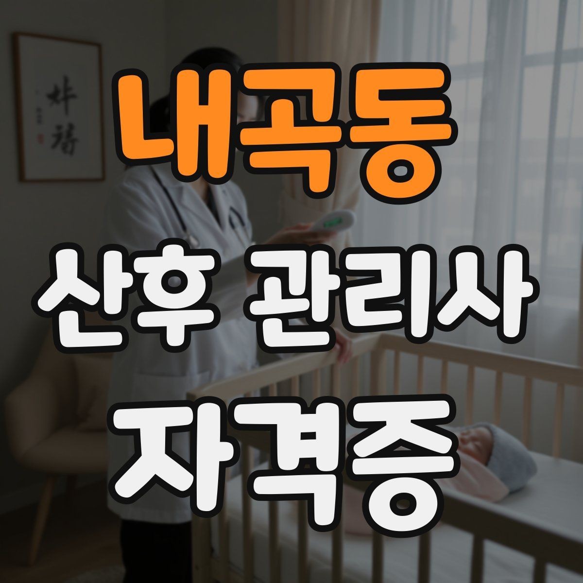 내곡동 산후 관리사 자격증 주간 케어로도 충분한 집의 특징