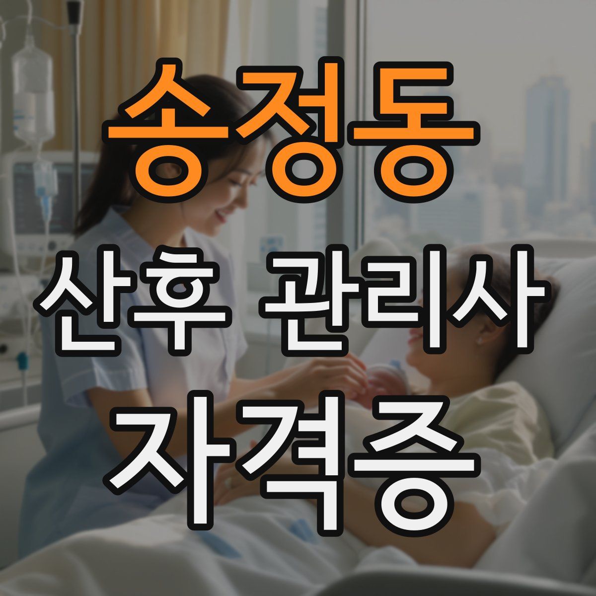 송정동 산후 관리사 자격증