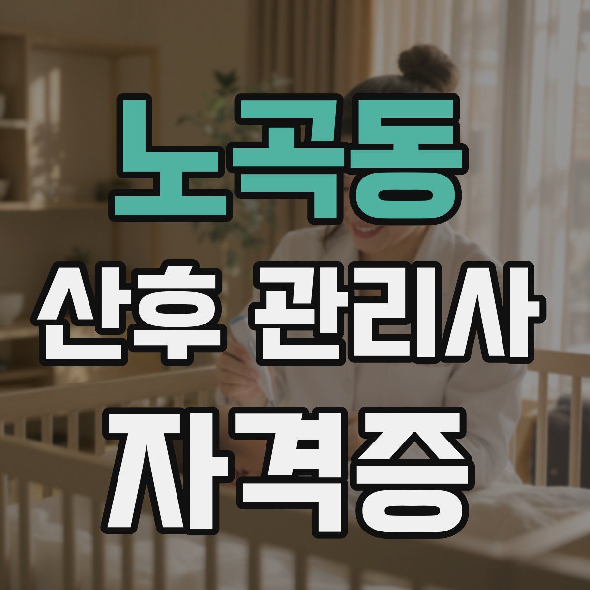 노곡동 산후 관리사 자격증