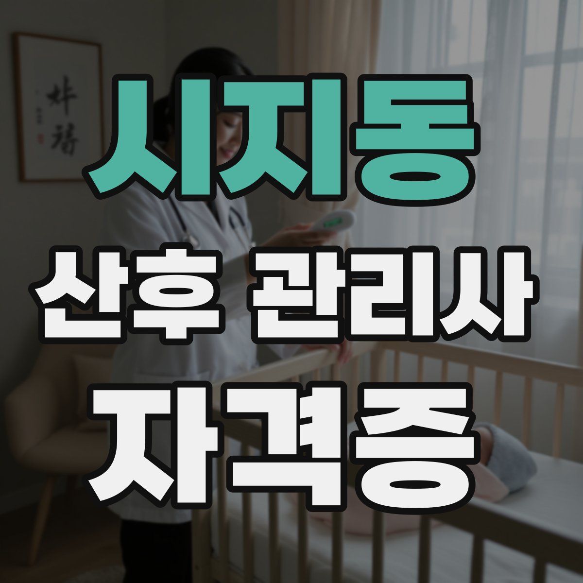 시지동 산후 관리사 자격증